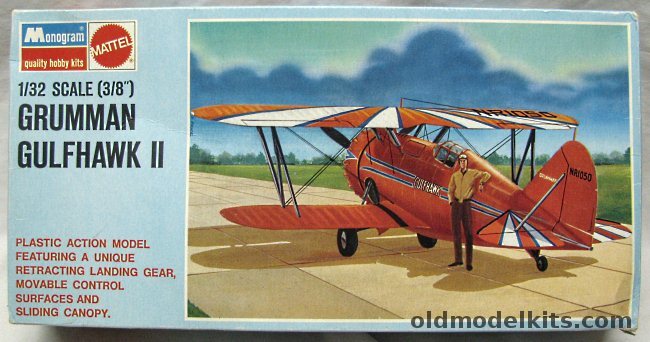 Monogram 1/32 Grumman Gulfhawk (F3F) Gulf Oil - Blue Box Issue, 6850 plastic model kit